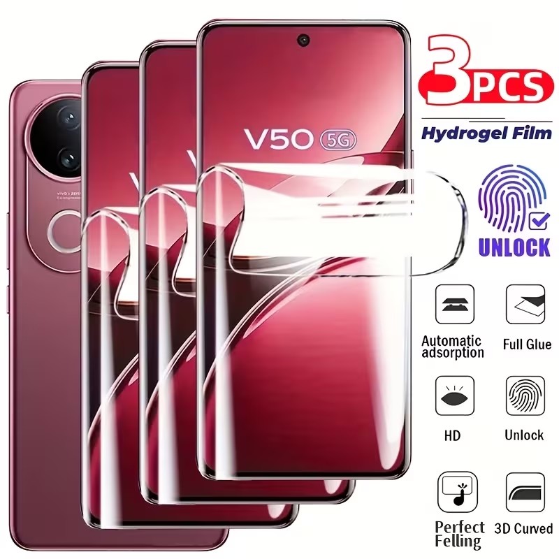 Vivo V40 - 3Pcs Film Hidrogel Untuk Vivo V21E