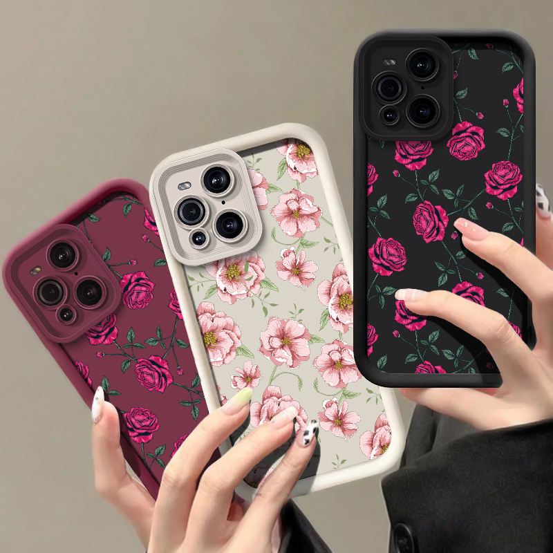 Casing Ponsel Bunga Silikon un - Oppo Find X8 ulasan dan harga